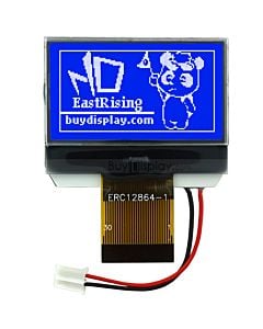 1.4 inch 128x64 Serial Graphic LCD Display Module,ST7567S,Blue on White