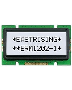 12x2 LCD Character Display Module,HD44780 Controller,Black on White
