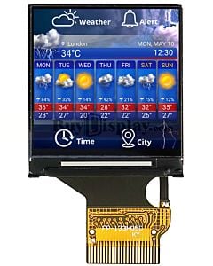 1.3 inch TFT LCD Display IPS Square Panel Screen 240x240 for Smart Watch