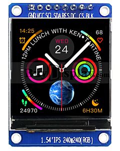 1.54 inch TFT IPS LCD Display Module 135x240 SPI for Arduino Raspberry Pi
