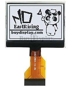 1.7 inch Low Cost White 128x64 Graphic COG LCD Display ST7567 SPI
