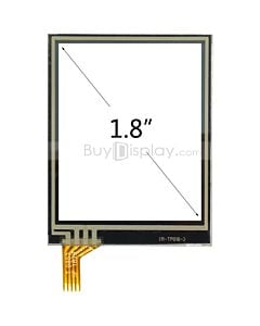 1.8 inch 4 Wire Resistive Touch Panel Screen