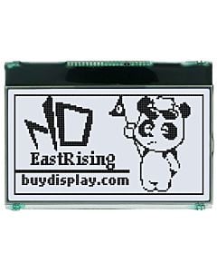 2.8 inch Graphic Module 128x64 Serial Display SPI LCD,Black on White