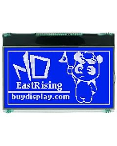 2.8 inch Graphical 128x64 Display Serial Module SPI LCD,White on Blue