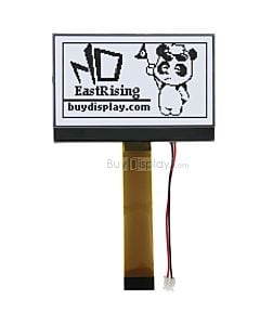 2.9 inch cog lcd module 128x64 display arduino,st7565p,White on Black