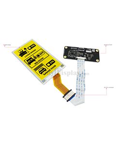 3-Color 4.2 inch e-Paper 400x300 E-Ink Display Panel SPI