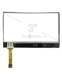 3 inch 4 wire resistive touch panel