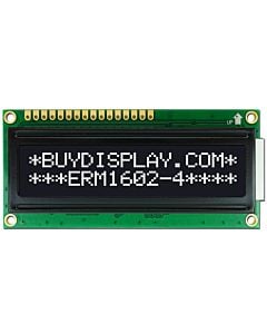 3.3V-5V 16X2 1602 Character LCD Display,White on Black,High Contrast