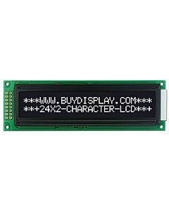 3.3V-5V 24x2 Character LCD Display Module HD44780,White on Black