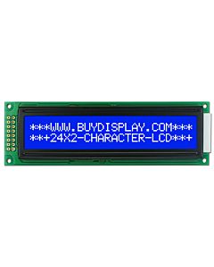 3.3V-5V Blue Dispaly Character 24x2 LCD Arduino,Pinout,White on Blue