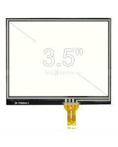 3.5 inch 4 Wire Resistive Touch Screen Panel with Soldering Type FPC