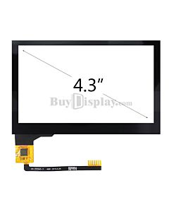 4.3 inch Capacitive Touch Panel with Controller FT5206