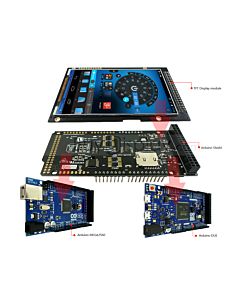 4 inch 480x800 TFT LCD Touch Shield Serial SPI Example Libraries for Arduino Mega Due