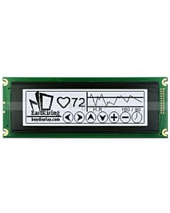 5.2 inch 24064 lcd 240x64 T6963C Controller Module Display,Black on White