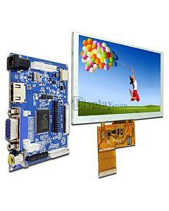 5 inch LCD Module HDMI,VGA,Video Driver Board and 800x480 TFT Display
