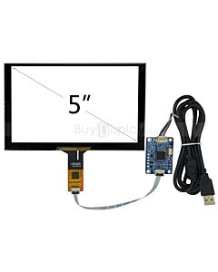 5 inch USB Capacitive Touch Screen Panel Overlay for Rasperry PI