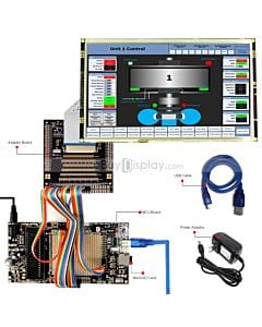 8051 Microcontroller MCU Development Board for TFT LCD ER-TFTM101-1