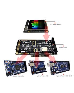 Arduino 1.8 inch TFT LCD Touch Shield ILI9163,Library for Mega Due Uno