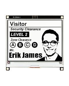 Black 4.2 inch e-Ink Display Module