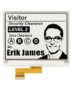 Black 4.2 inch e-Paper Display Panel 400x300