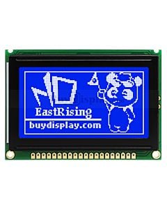 Blue 128x64 Graphic LCD Display Module