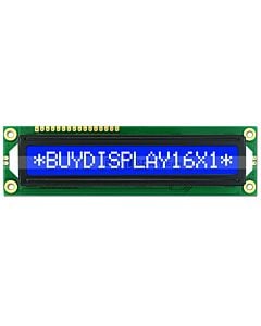 Blue Character Display 16x1 LCD Module