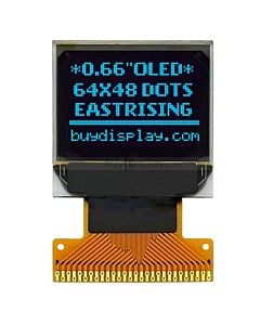blue Serial I2C 0.66 Very Smalll SPI OLED Display Module 64x48 SSD1306