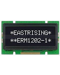 Character 1202 12x2 LCD Screen,FFSTN LCD,White on Black,HD44780