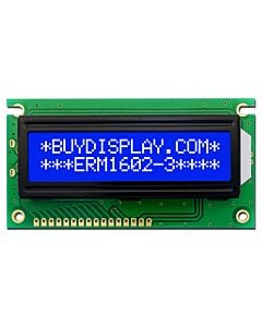 Character lcd 2x16 Blue Display Module,HD44780,White on Blue