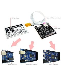 Sunlight Readable Serial SPI 2.9 inch Color E-Ink Display Module 128x296