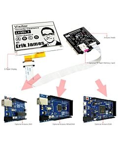 Connect Black 4.2 inch e-Paper Display to Arduin
