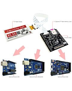 Sunlight Readable Serial SPI 2.9 inch Color E-Ink Display Module 128x296