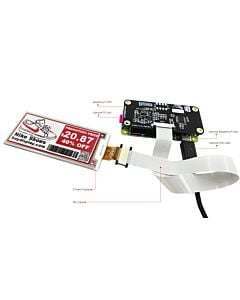 Sunlight Readable Serial SPI 2.9 inch Color E-Ink Display Module 128x296