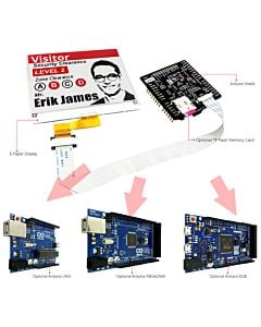 Connect Red 4.2 inch e-Paper Display Panel to Arduino
