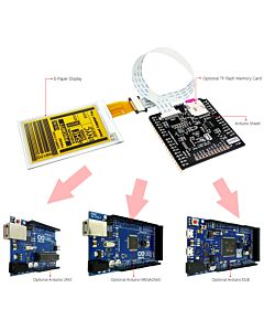 Connect Yellow 2.7 inch e-Paper Display to Arduino