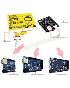 Sunlight Readable Serial SPI 2.9 inch Color E-Ink Display Module 128x296