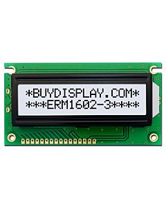 Controller HD44780 2x16 Character LCD Module Display Black on White