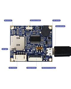 Debugging Board for UART HMI Display