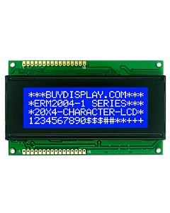 Display hd44780 Compatible 20x4 LCD Module,Bezel,White on Blue