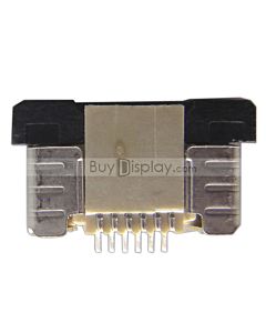 6 Pin 0.5mm Pitch Top Contact  ZIF Connector,FPC Connector