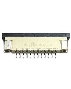 12 Pin 1mm Pitch Bottom Contact  ZIF Connector,FPC/FFC Connector