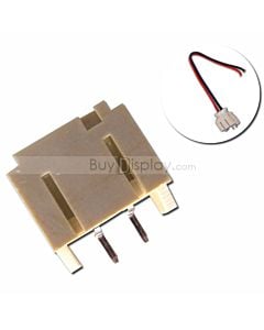 2 Pins 2.54mm Pitch SMD Horizontal Backlight Connector