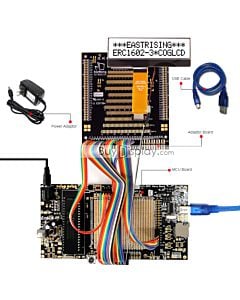 Demo Board for COG 16x2 Character LCD Module Display ERC1602-2