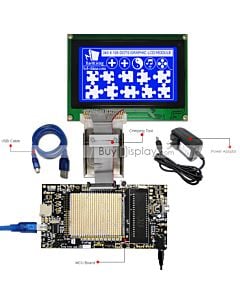 ER-DBM240128-2_MCU 8051 Microcontroller Development Board&Kit for ERM240128-2