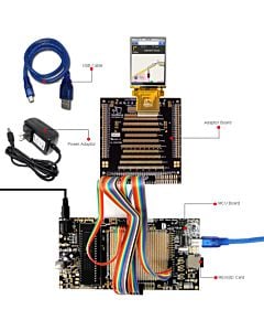 ER-DBT022-1_MCU 8051 Microcontroller Development Board&Kit for ER-TFT022-1