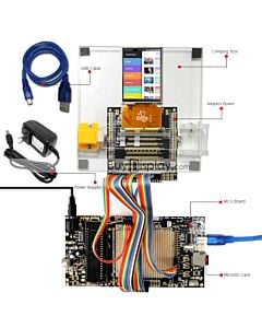 ER-DBT032-2_MCU 8051 Microcontroller Development Board&Kit for ER-TFT032-2