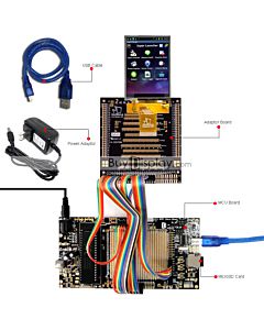 ER-DBT032-3_MCU 8051 Microcontroller Development Board&Kit for ER-TFT032-3