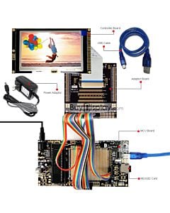ER-DBT043-3_MCU 8051 Microcontroller Development Board&Kit for ER-TFT043-3