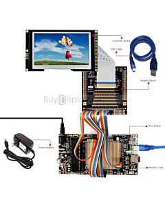 ER-DBT043-7_MCU 8051 Microcontroller Development Board&Kit for ER-TFT043-7