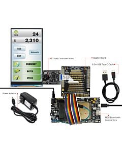 8051 Microcontroller Development Board for TFT Display ER-TFT050-10